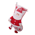 Festive Christmas stocking with snowman design for seasonal celebrations
