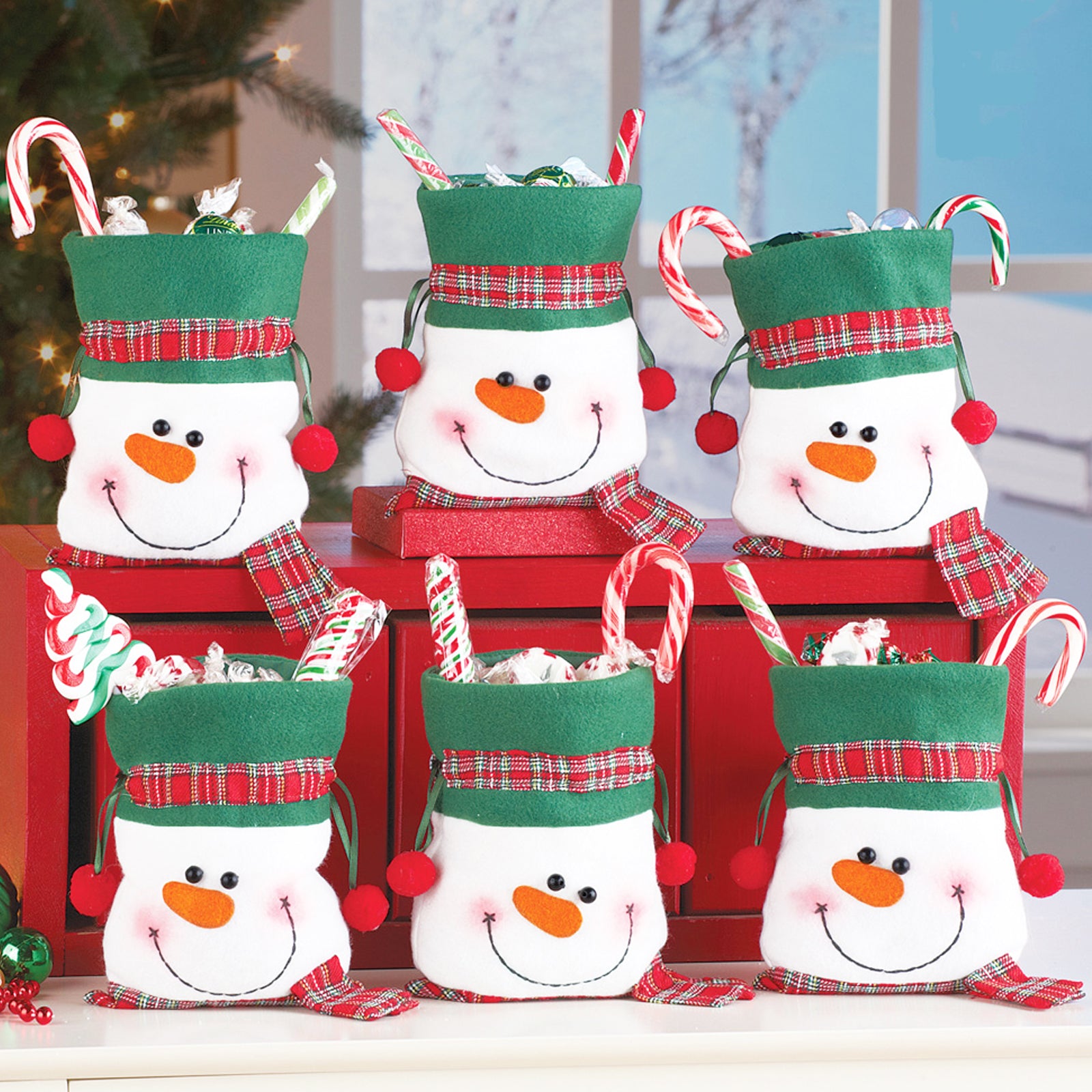 White cloth gift bag 25x16CM for holiday treats and sweets