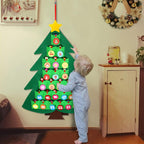 Felt Christmas tree ornament for holiday home decor