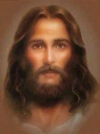 Close-up of colorful resin diamonds for creating religious portrait art - Christian craft