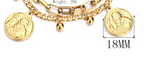 Faith-inspired stainless steel bracelet with Jesus Head, suitable for daily wear