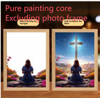 Jesus LED Light Painting - Christian Home Decor Night Light - Christian Home Decor