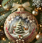 Unique planet ornament with 12 color variants for Christmas gifting