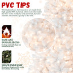 White Christmas tree as centerpiece for holiday devotions