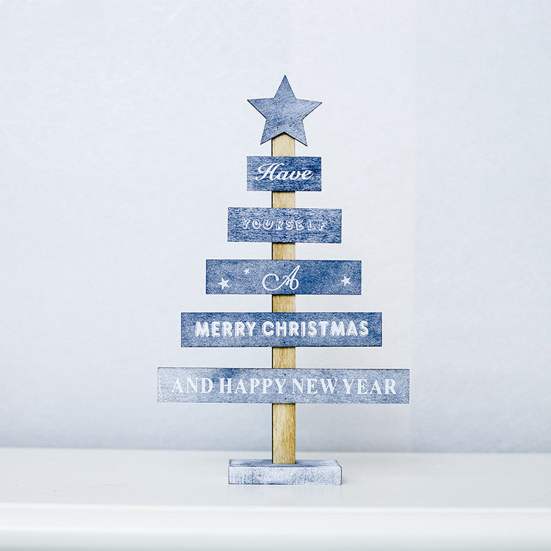 Yellow painted letter ornament for holiday display