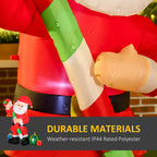 6ft LED Santa Claus Inflatable Christmas Yard Decor - Christian Home Decor