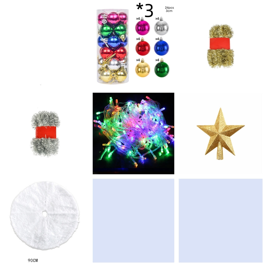 Small Christmas tree decoration displayed in home setting