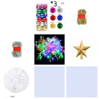 Small Christmas tree decoration displayed in home setting