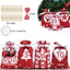 24-piece multicolor Advent calendar gift bag set arranged decoratively for Christmas
