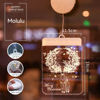 Festive LED pendant ambience light with religious cross design for Christmas