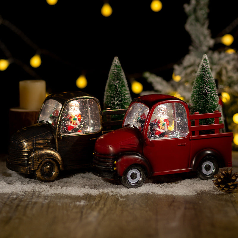 Christmas crystal ball ornament for holiday tree display