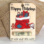 Festive decorative pendant for wallets and bags