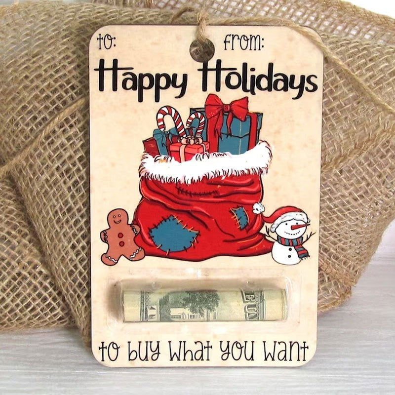 Festive decorative pendant for wallets and bags