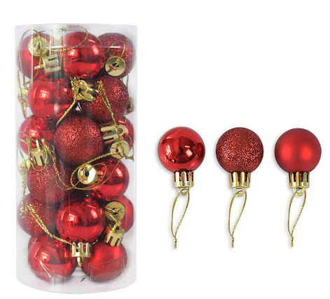Shiny Christmas Ornament Ball - Christian Home Decor - Christian Home Decor