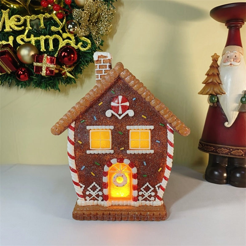 Resin gingerbread man ornament in Pancake House color