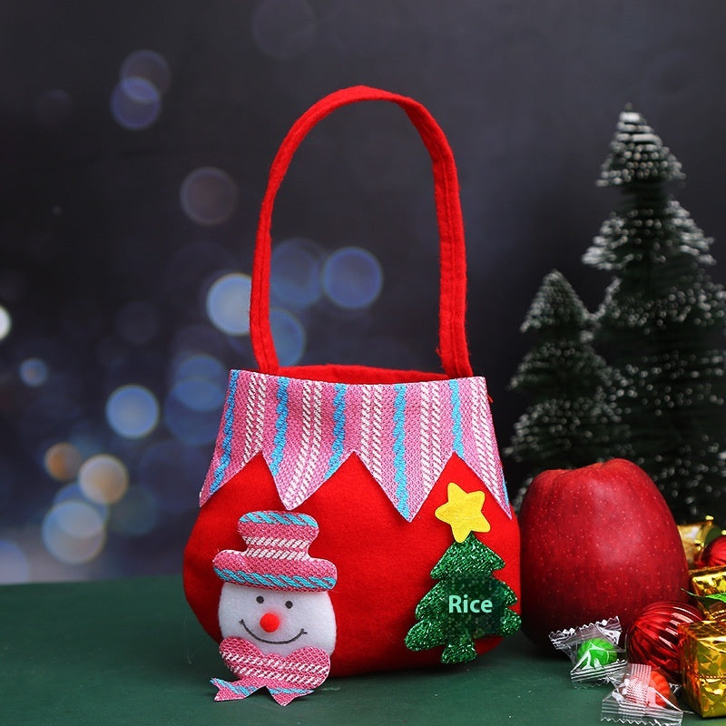 Christmas Eve gift bag collection display