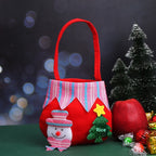 Christmas Eve gift bag collection display