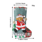 American-inspired linen cloth ornament for Christmas gift giving