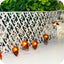 Warm white LED Christmas string lights with 20 glowing bulbs on a 2-meter wire, perfect for holiday decorating