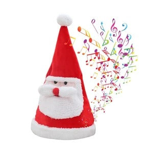 Musical Santa Hat Christmas party prop