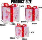 Luminous Christmas Gift Box arrangement with warm holiday glow