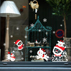 Holiday decal featuring Santa Claus in festive pose