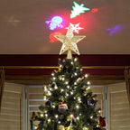 Tree star projector light with EU US UK plug options