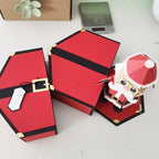 Santa Claus surprise bounce gift box for Christmas gift giving and decorations