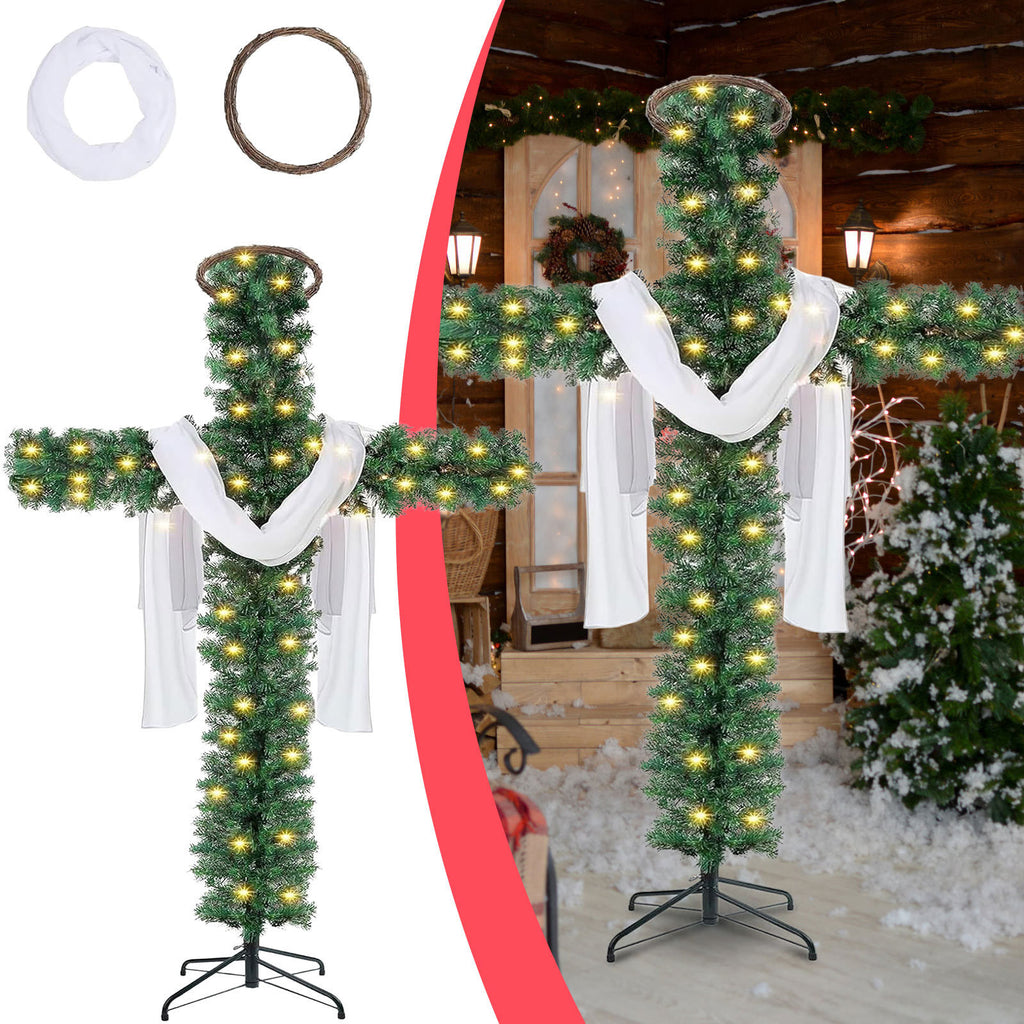 Christmas tree with ornaments and lights creating warm holiday atmosphere