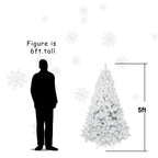 PVC Christmas Tree displayed in living room setting