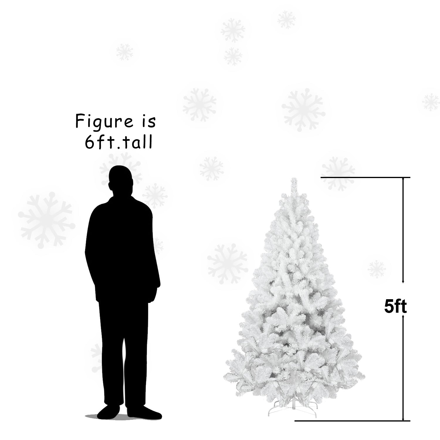 PVC Christmas Tree displayed in living room setting