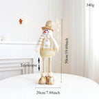 Golden snowman decoration capturing Christmas joy and warmth