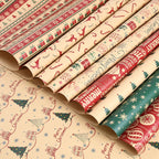 Natural brown Kraft paper for Christmas gifts
