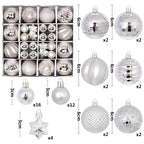 Minimalist Christmas ornament balls suitable for any holiday decor style
