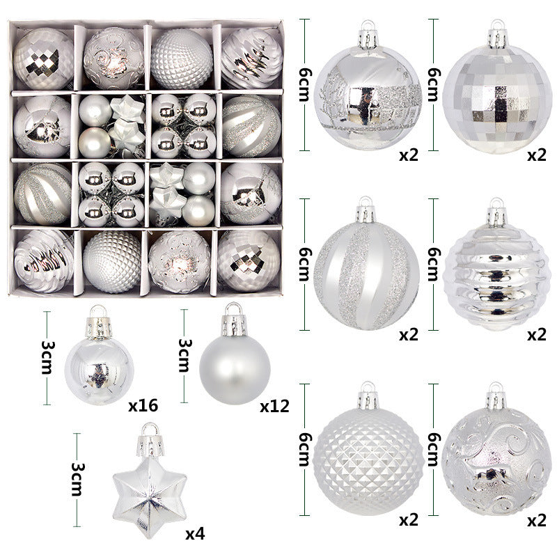 Minimalist Christmas ornament balls suitable for any holiday decor style