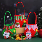 Deer pattern Christmas cloth pouch set