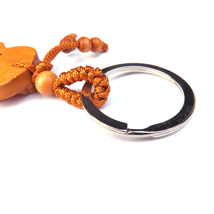 Embossed Jesus keychain pendant with keyring attachment for daily use