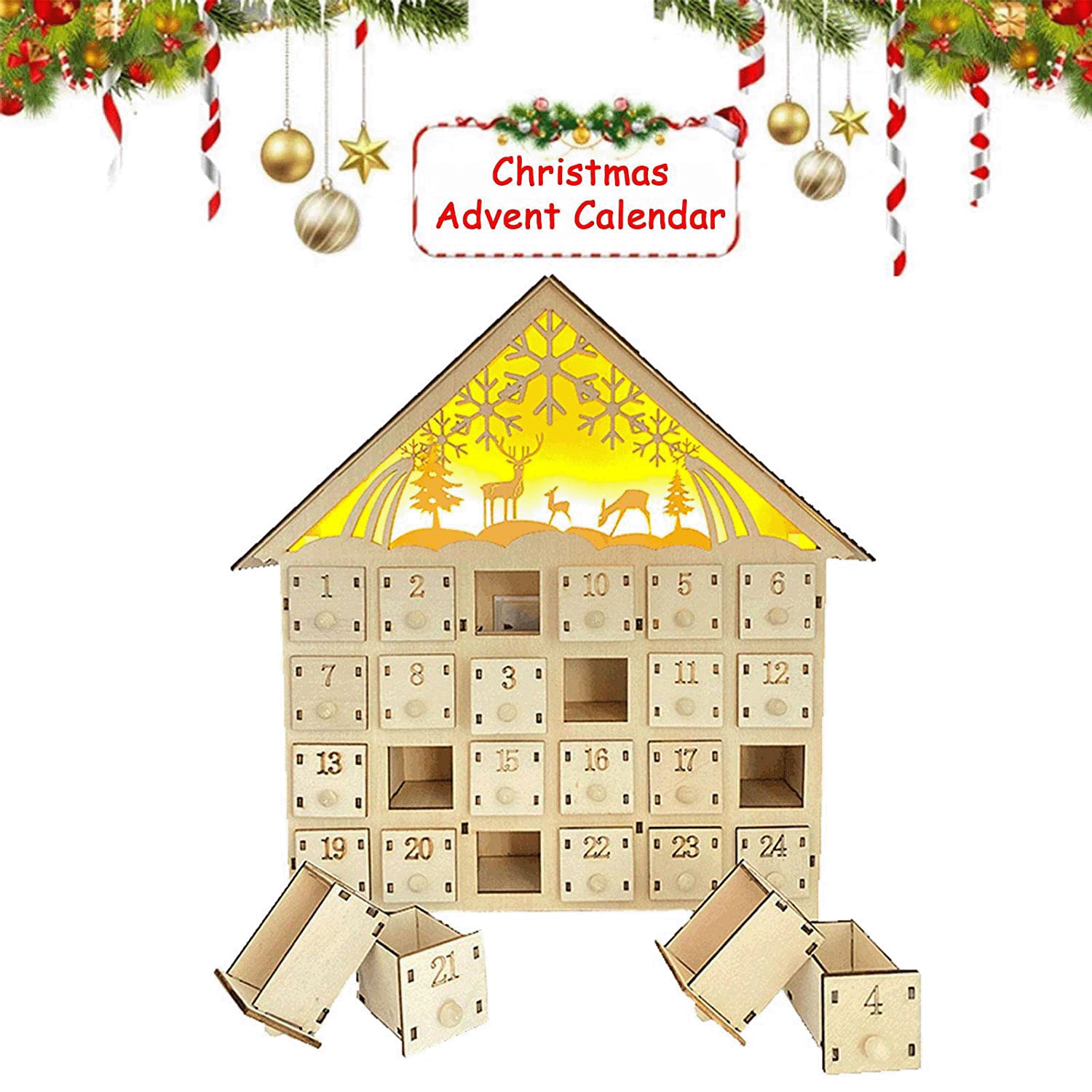 Wooden decorative ornament with clean craft lines