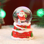 Festive crystal ball ornament ready for gifting