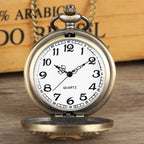 Detailed view of Virgin Mary and Jesus artwork on pocket watch dial