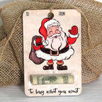 Wooden Christmas pendant with modern art design for holiday decor