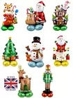 Set of Christmas foil balloons with elk design for festive winter home decoration