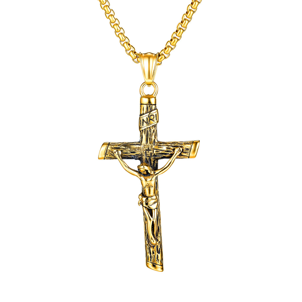 Religious pendant necklace showcasing Christian faith symbolism