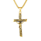 Religious pendant necklace showcasing Christian faith symbolism