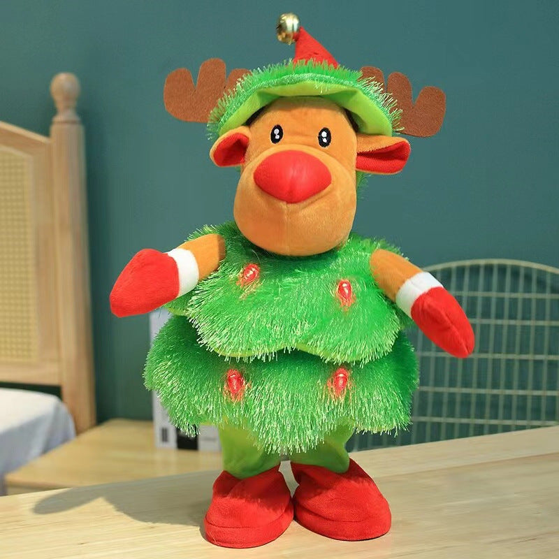 Christmas snowman plush toy for holiday decor