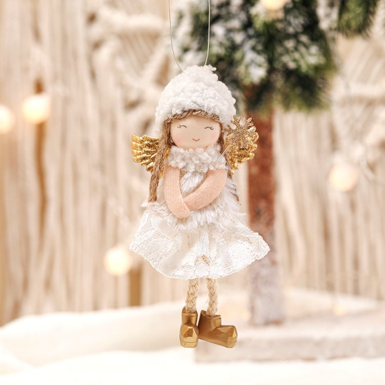 Lace Angel Hanging Ornament - Christmas Decoration - Christian Jewelry