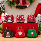 Assorted handbag-shaped candy boxes for Christmas storage