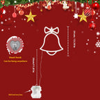 Bell lighting chain with battery box for Christmas tree decoration