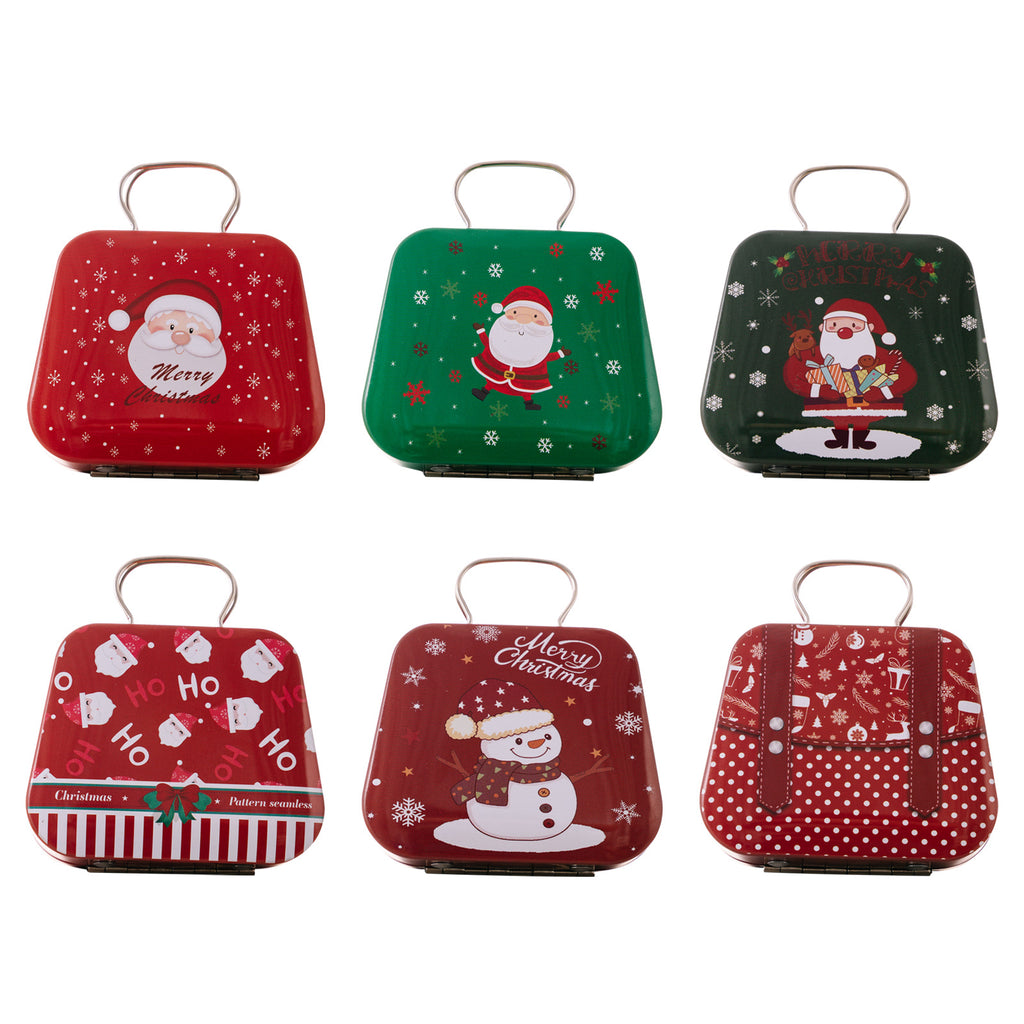 Christmas handbag candy boxes in multiple style variants