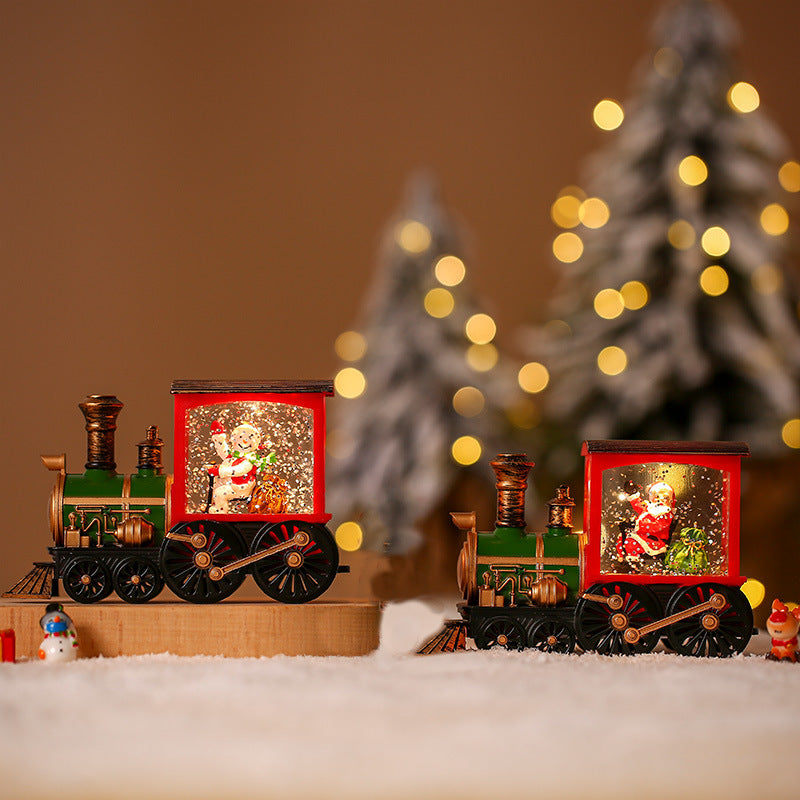 Luminous Christmas Train Desktop Decoration Secondary image